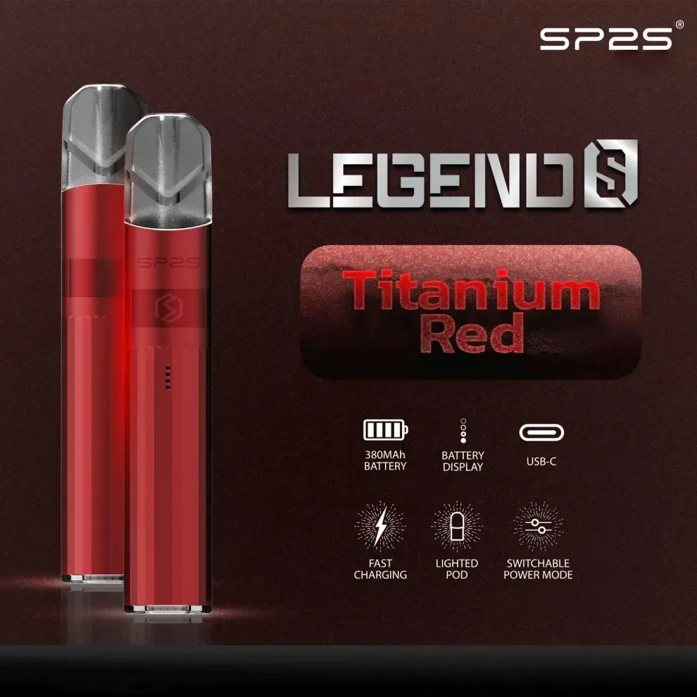 SP2s 鈦色一代主機 思博瑞鈦金屬升級版充電式煙桿|通用一代煙彈:圖片 5