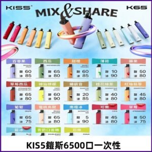 鎧斯KIS5一次性 6500口磁吸式 自由混搭拋棄式電子煙#18個口味#