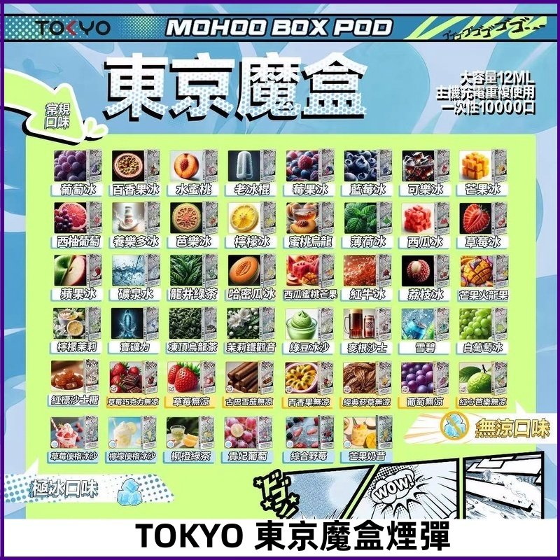 TOKYO MOHOO BOX東京魔盒煙彈可替換式電子煙|日本熱銷品牌